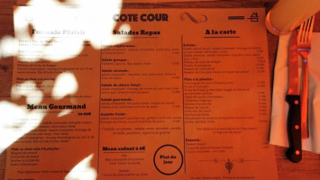 Côté Cour food