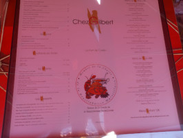 Chez Gilbert menu