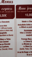 Pizzeria Sauveur menu