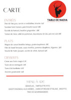 La Table De Nadia food