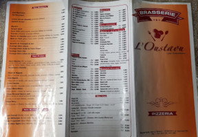 L'oustaou menu