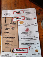 Pedzouille La Bassecour menu