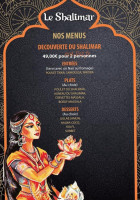 Le Shalimar menu