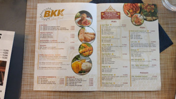Bkk Sky menu