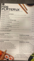 L'atelier Du Sushi Marines menu