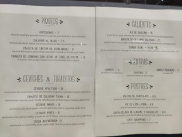 Tupaq menu