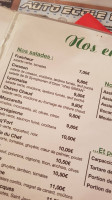 Pizzeria Sauveur menu