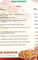 Autour D Un Verre menu