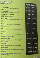 La Terr' Asandra menu