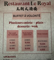 Royal Saint Nazaire menu
