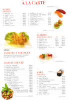 wasabi menu