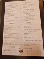 Le Saint Regis menu