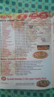 A Bientôt Pizza menu