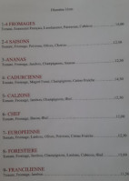 Europizza menu