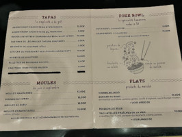 La Guitoune menu