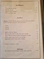 Auberge de l'Ormeau menu