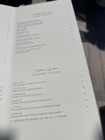 La Spiaggia Plage menu