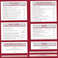 Pfeffel menu