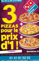 Domino's Pizza food