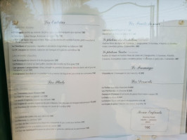 Auberge Du Pre Porus menu