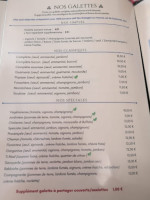 Creperie Ti Mad menu