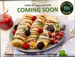 Coffee Crepes Seventies food