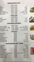 Ihla Snak menu