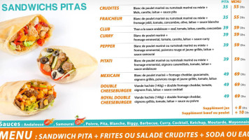 Pitati Patata menu