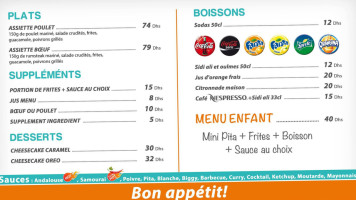 Pitati Patata menu