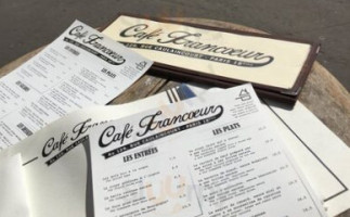 Cafe Francoeur menu