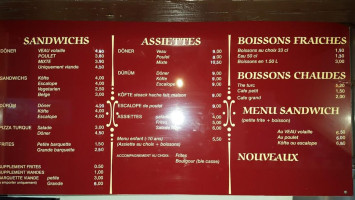 Turkeli menu