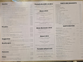 Les 7 Portes menu