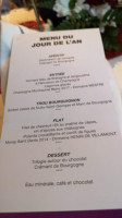 Le Comptoir Joa menu