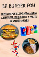 Le Burger Fou food