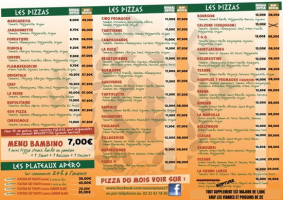 Ceasar Pizza menu