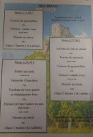 Le Villageois menu