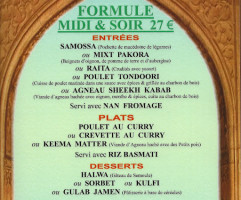 Rajasthan menu