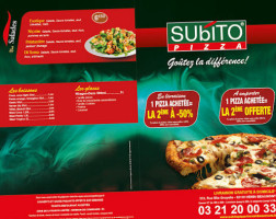 Pizza Subito Henin food