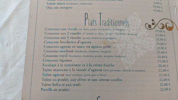 Le Najiba menu