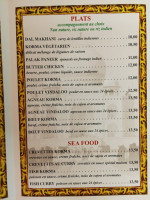 Joseph menu