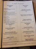 Le Relais Perigourdin menu