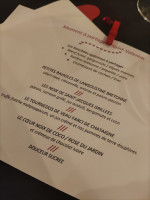 Brasserie Les Capucines menu