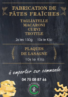 Le Clocher menu