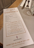 Le Cafe Du Commerce food