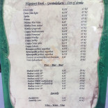 Zámecká Restaurace U Toryka Carte