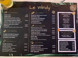 Le Windy menu