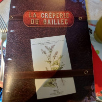 Creperie Du Gaillec menu