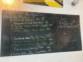 La Cantine de Gaston menu