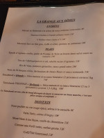 La Grange Aux Dimes food