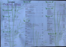 Thang Long menu